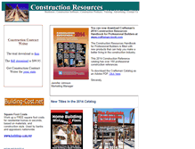 Tablet Screenshot of constructionresources.net